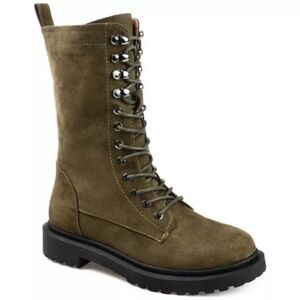 Journee Collection Women's Cadee Tru Comfort Foam Inside Zip Block Combat Boots